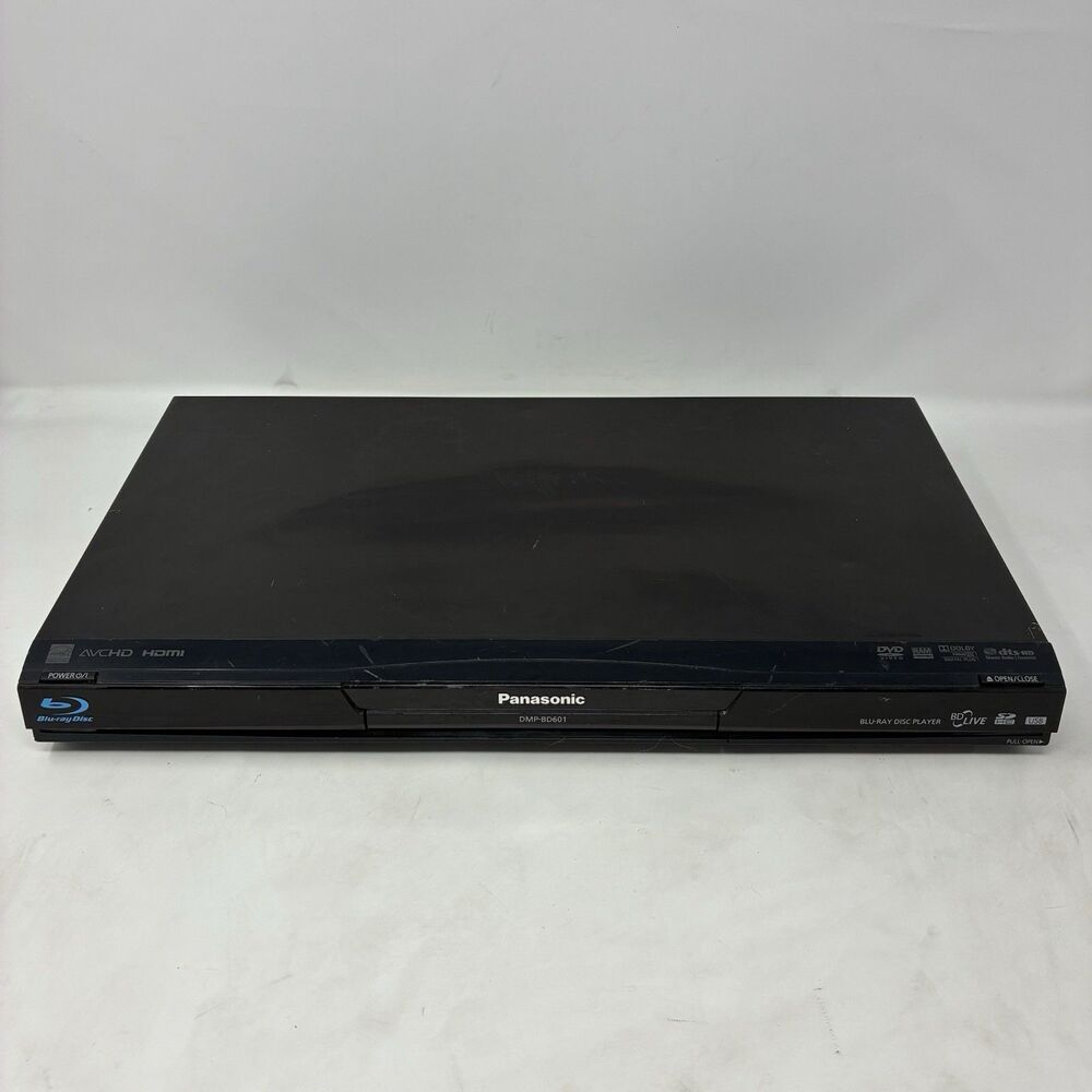 Panasonic DMP-BD601 Blu-Ray DVD Player SDHC USB No Remote HDMI Tested